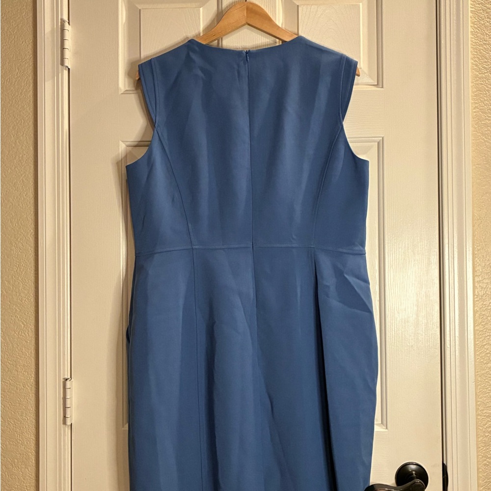 Anne Klein Classic Blue Midi Dress - Picture 5 of 11